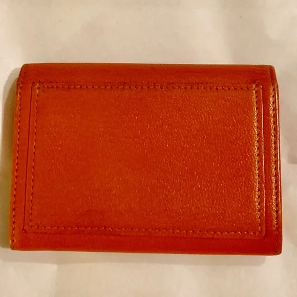 CHANEL card holder orange/salmon color - Picture 2 of 7